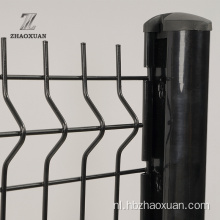 Buiten PVC gecoate 3D -draadmesh hek gelast